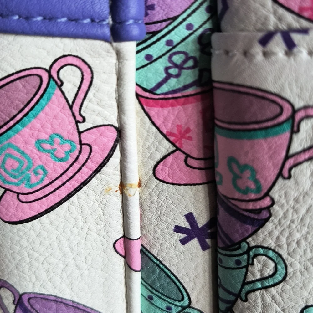 Loungefly Disney Parks Alice In Wonderland Mad Tea Party Mini Backpack - Picture 9 of 9